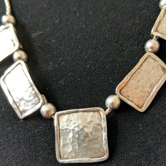 Artisan! Sterling Silver Dainty Choker Necklace - Picture 3 of 5